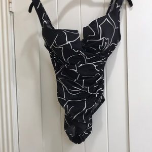 Black and White MiracleSuit one piece